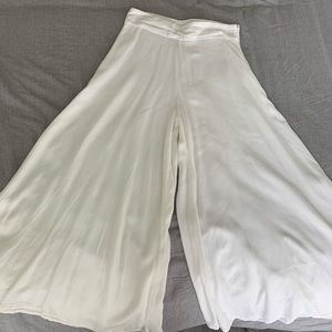White Wide Leg Palazzo Pant XS